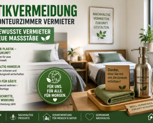 Monteurzimmer Plastikvermeidung